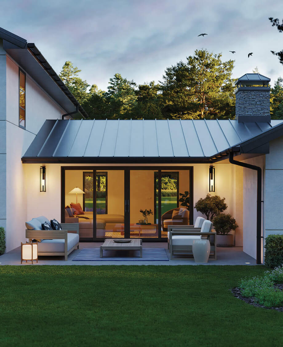 black sliding doors
