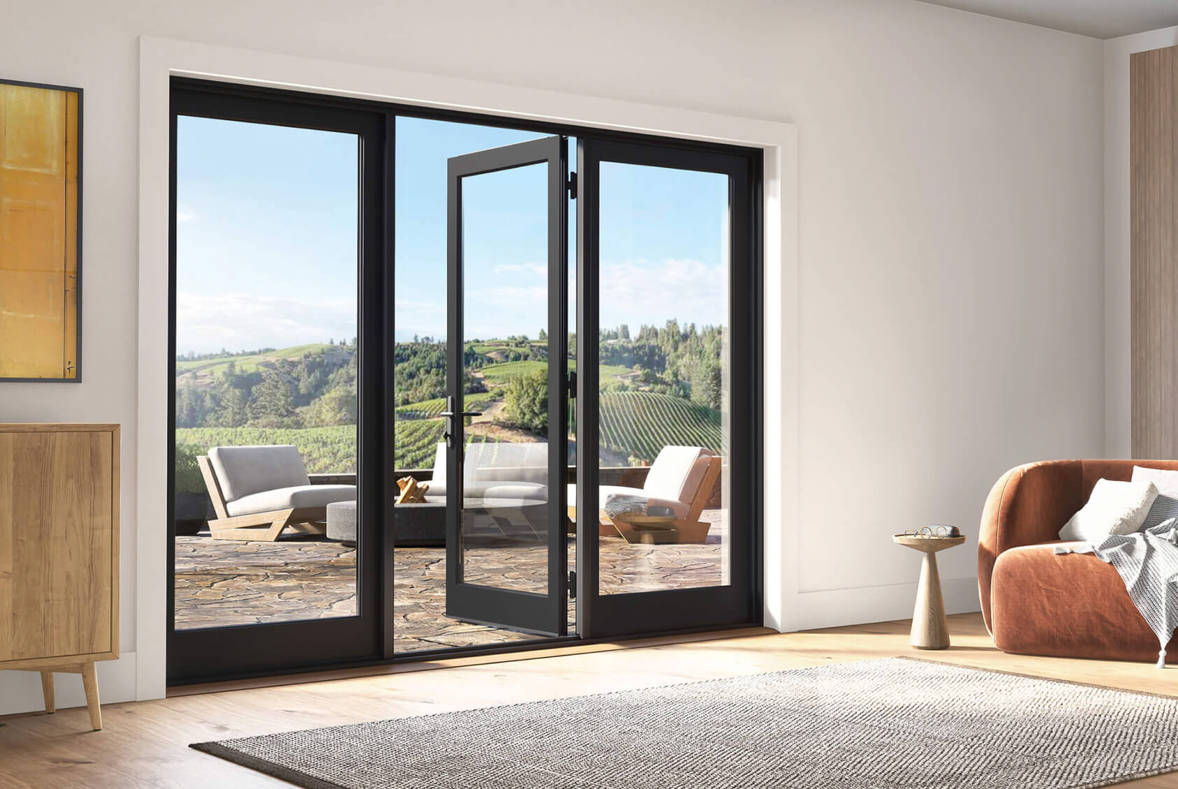 black doors