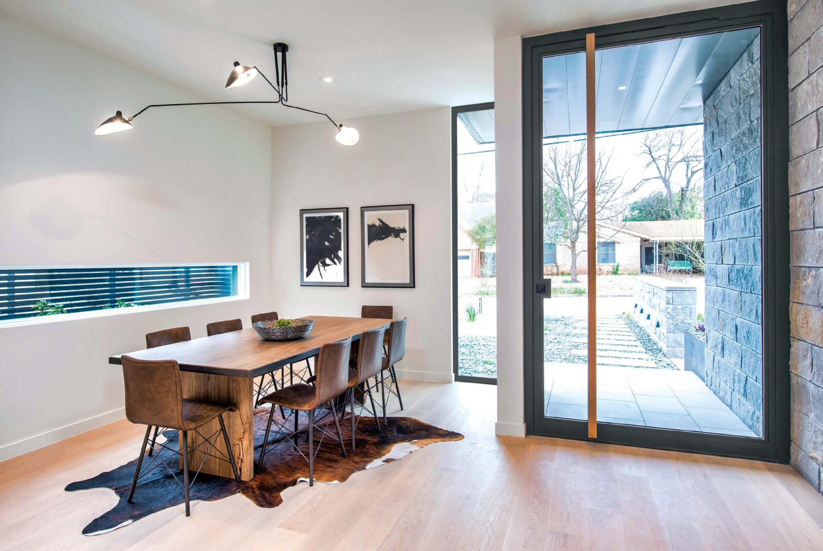 large modern interior door
